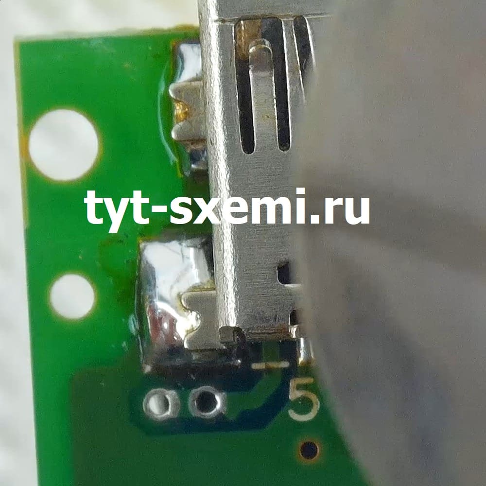 Как припаять mini USB феном фото 2