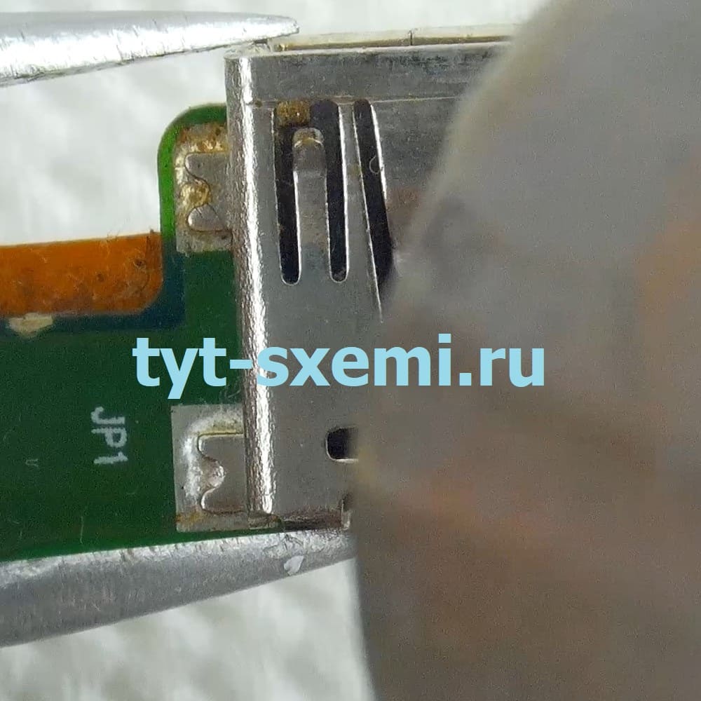 Как выпаять мини USB без повреждений фото 5